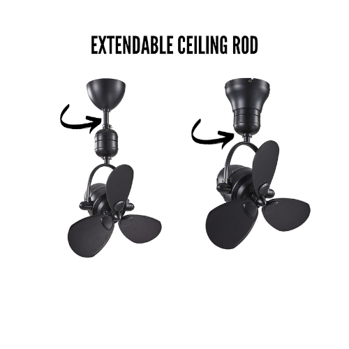 DUO HAGER Matte Black 